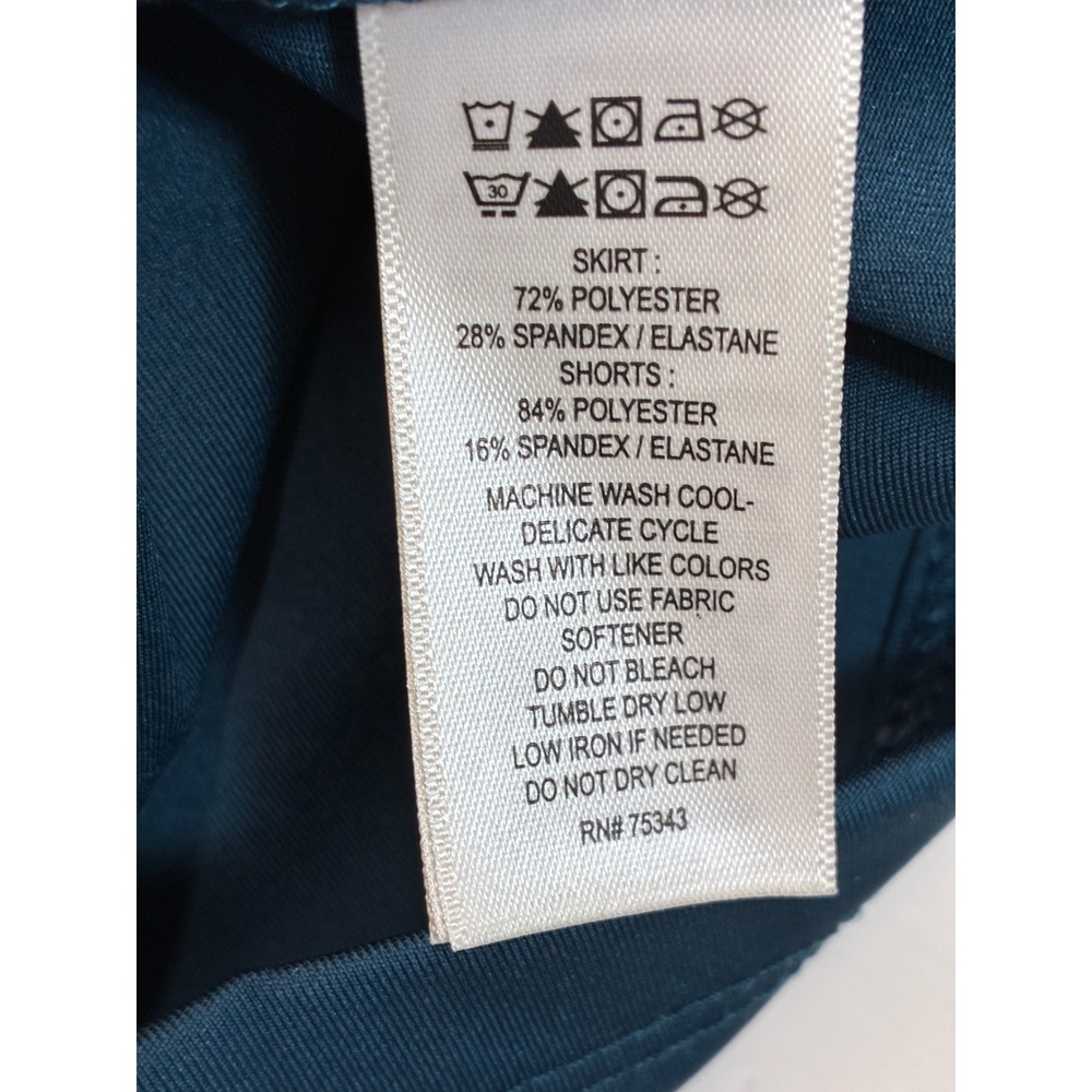 Tommy‎ Bahama Active Pleated Skort Tennis Golf Athletic Skirt Teal Small - Picture 8 of 8